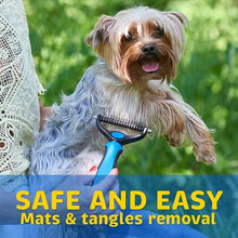 Učitajte sliku u preglednik galerije, Dvostrana četka za uklanjanje dlaka i poddlake